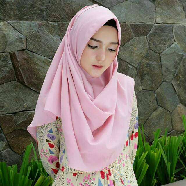 Pashmina Double Hycon Size 175x75 Bahan Jatuh, Tidak Kaku, Neci