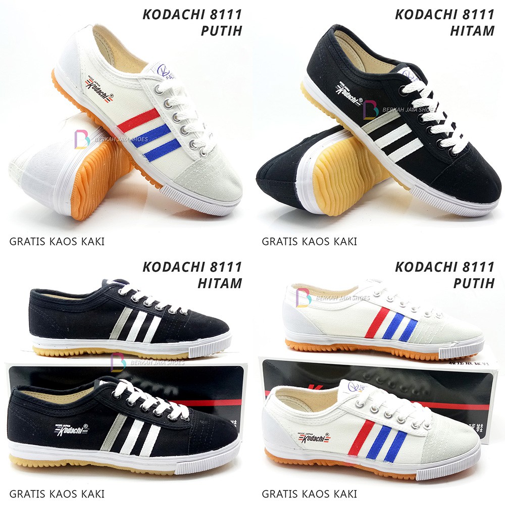 Sepatu Kodachi 8111 Stripe / Kodachi / Sepatu Capung Varian Warna / Gratis Kaos Kaki