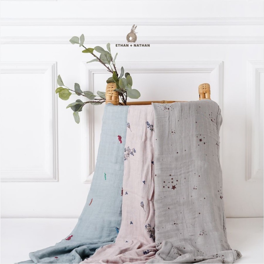 Ethan + Nathan - Baby Swaddle Blanket Signature Collection