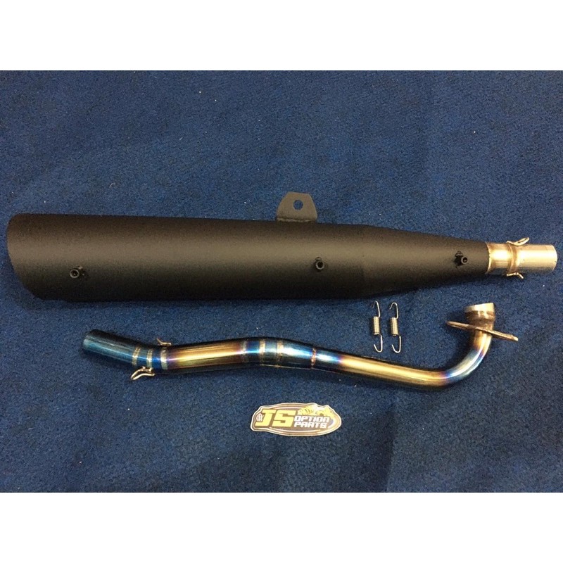 knalpot tsukigi wave 125 leheran two tone