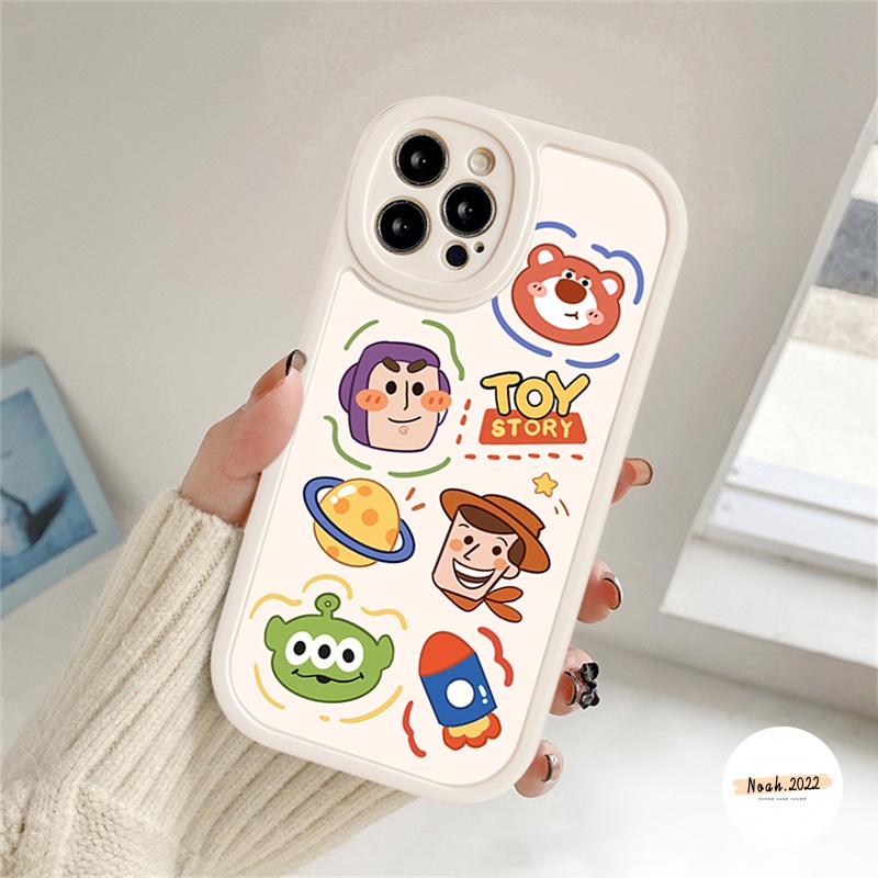 Case of Buzz Lightyear Toy Story Anak Laki-Laki Untuk Realme C53 C11 C55 C25s 10 Pro+C30 8 7i 7 8Pro C17 8i 9i C31 C21Y C25Y C15 C25 C35 GT C3 C12 C21 5 6 6s 6i 5i C1 Case Sofe C20A C20