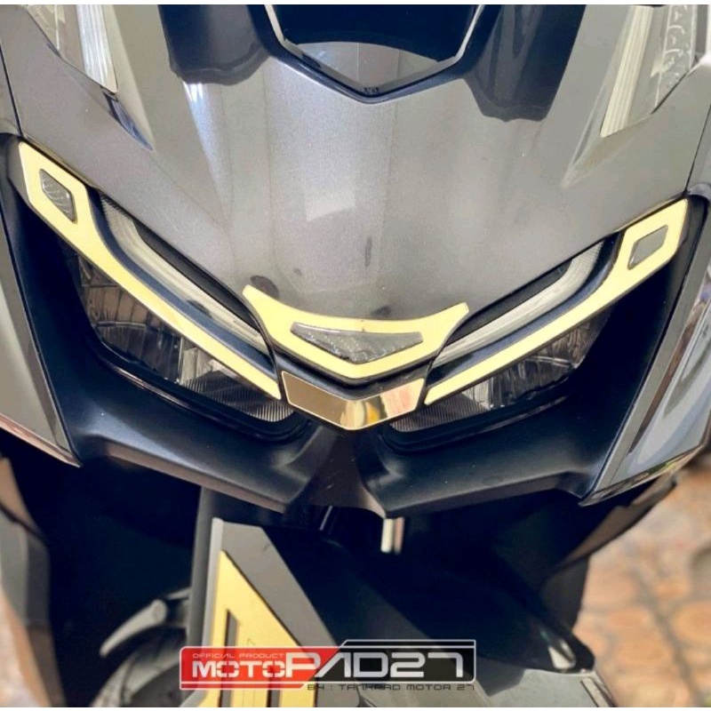 Motopad27 Stiker Resin timbul Alis Lampu Depan Aksesories Honda New VARIO 160 2022