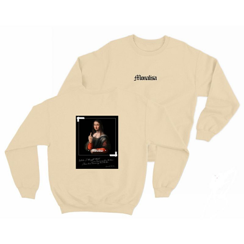 Sweater crewneck unisex (Monalisa)