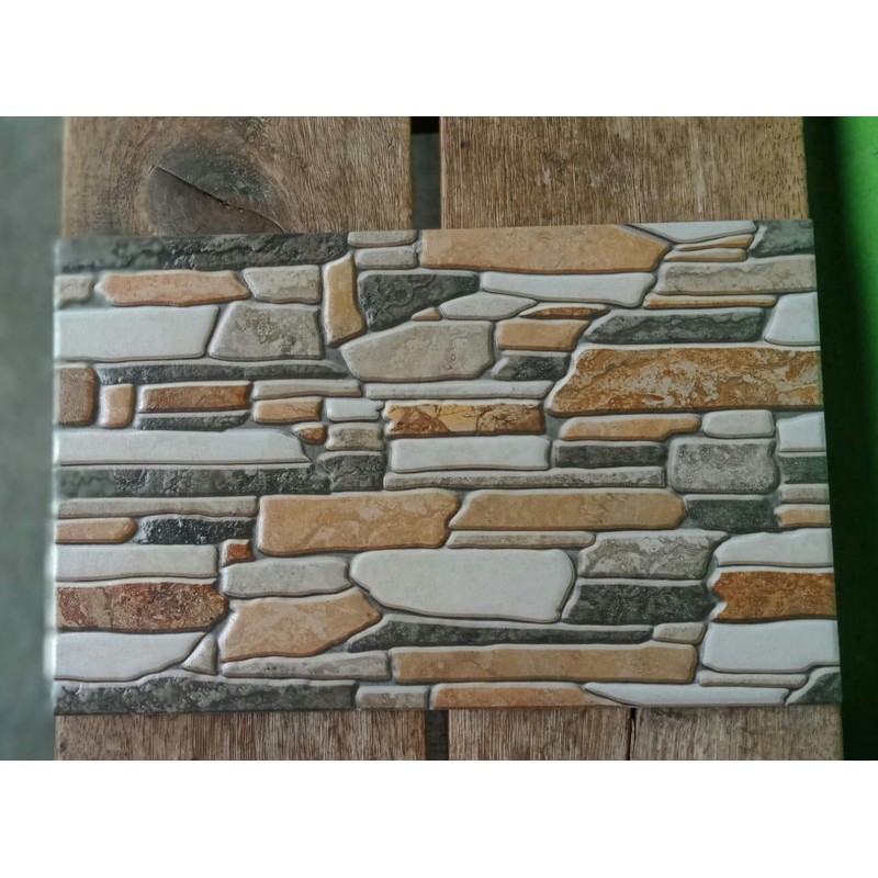 keramik dinding motif batu alam 25x40