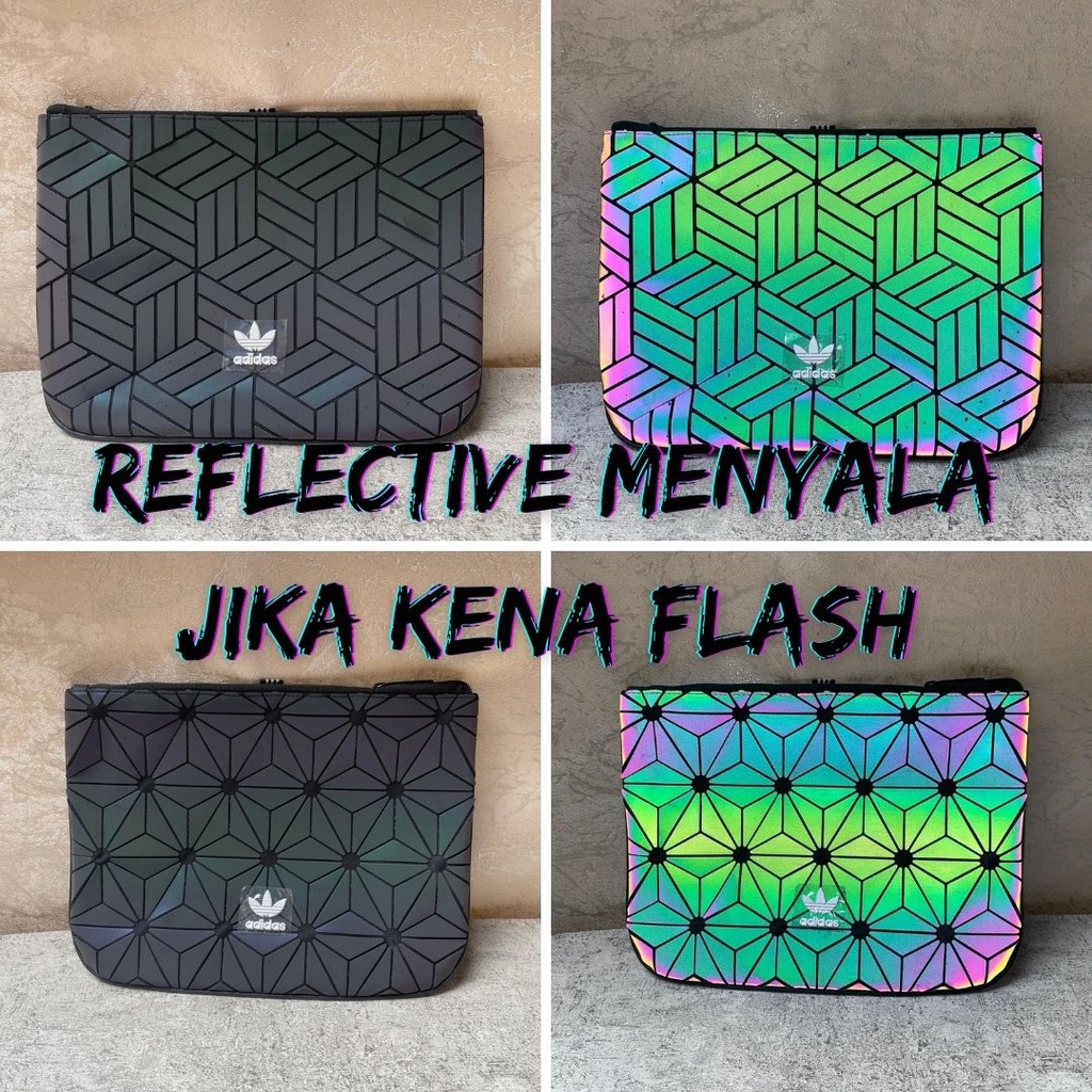 Adidas Clutch Issey Miyake Old Pattern / Clutch Pria Wanita Tas Tangan Unisex