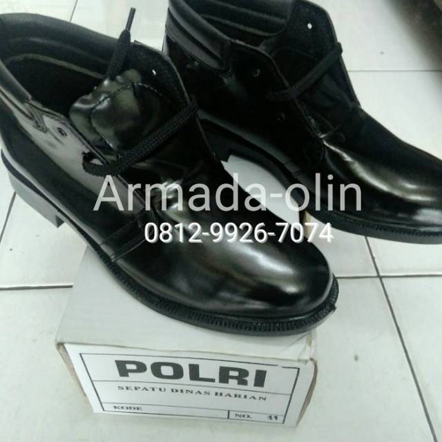 Sepatu Dinas | Sepatu Pdh polri | sepatu kilap Polri