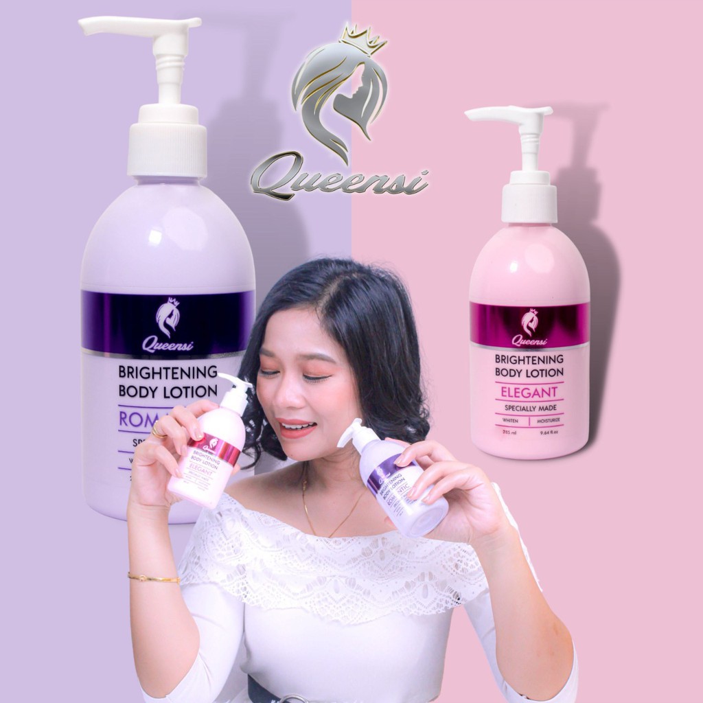 queense brightening body lotion 285 ml ori bpom