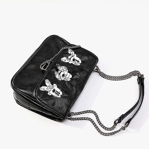 PGBAGS ORIGINAL IMPORT MICKEY MOUSE !!Leather Rantai Panjang Slempang  #172334