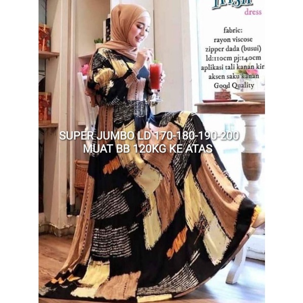 DRESS SUPER JUMBO LD 180-190-200 UNTUK BB 120KG KEATAS
