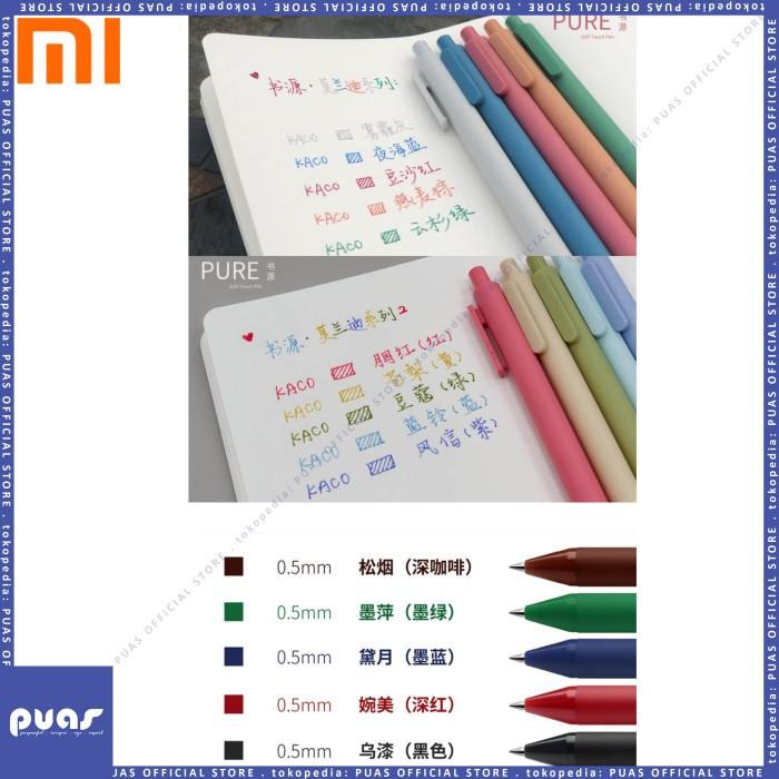 

Xiaomi KACO Sign Pen Durable 0.5mm 5pcs/Pack Pulpen Pena Tandatangan