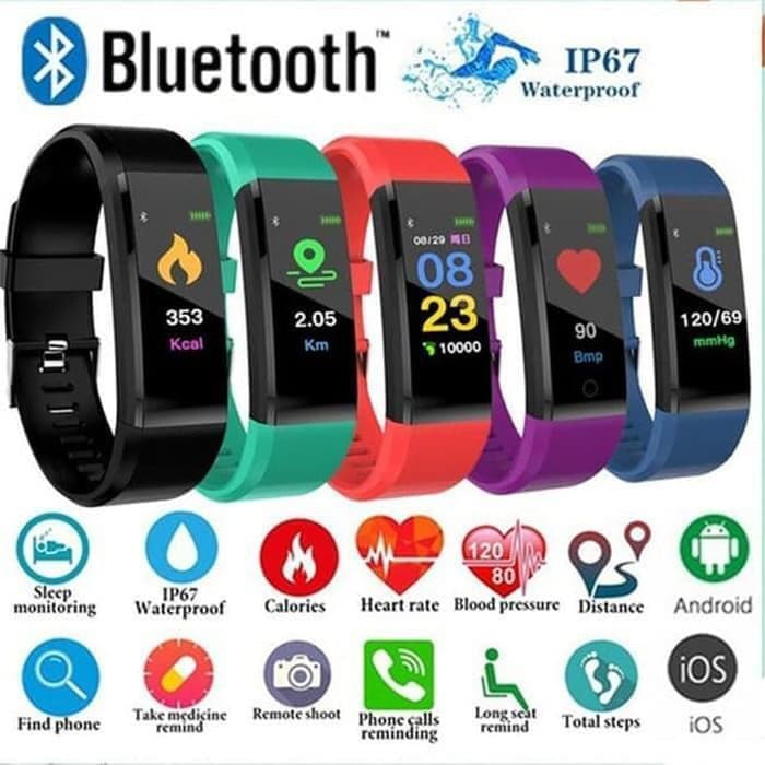Smart Watch Mi band IP67 Intelligence Health Colour / Smart watch Band