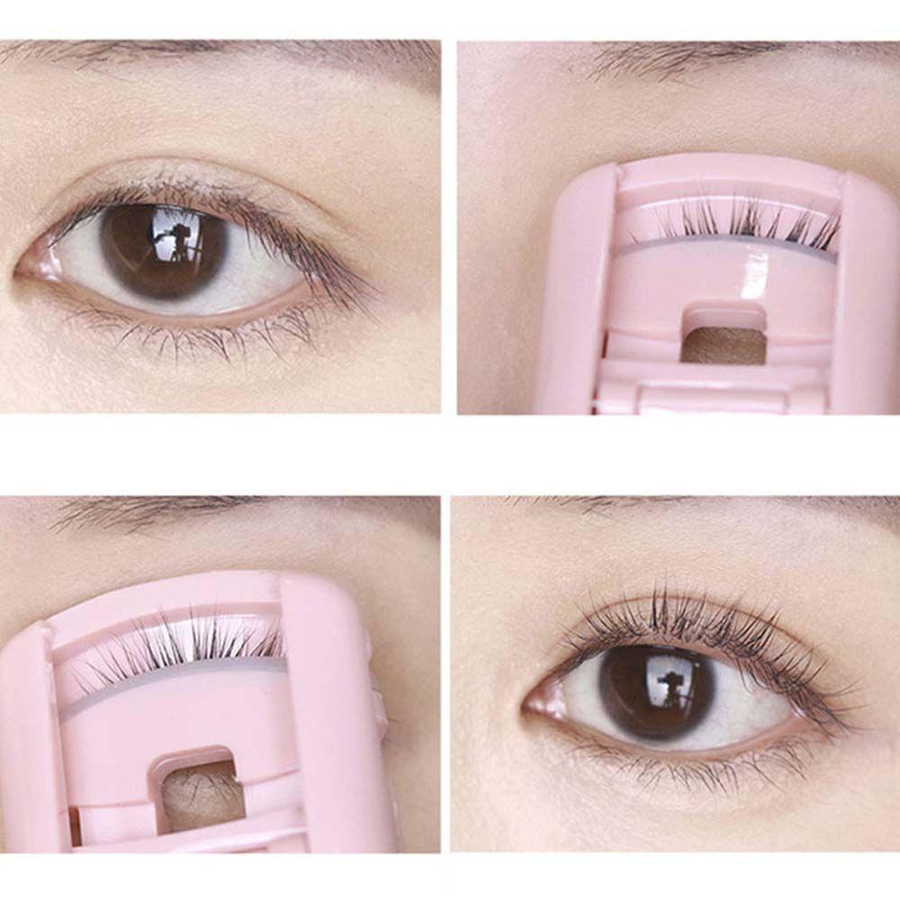 NEEDWAY Needway Penjepit Bulu Mata Mini ABS Lucu Aksesoris Kosmetik Tahan Lama Cat Claw Eyelash Clip