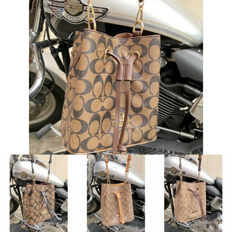 TAS SELEMPANG SERUT WANITA NEO NOE COACH FULL EMBOS(21x12)DALAMAN SUEDE+FREE PAPERBAG