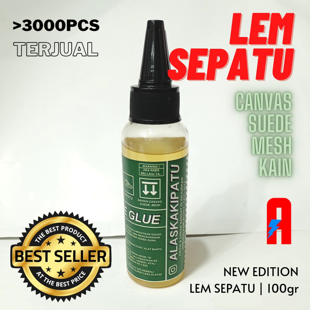 Lem sepatu magic glue untuk reglue lem bening