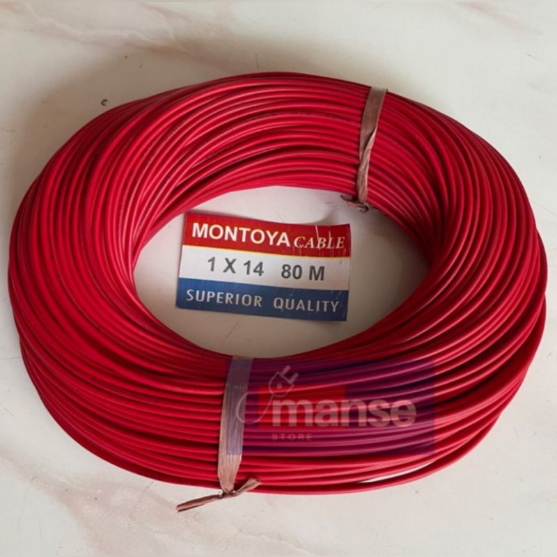 kabel montoya 1x14 80m warna premium