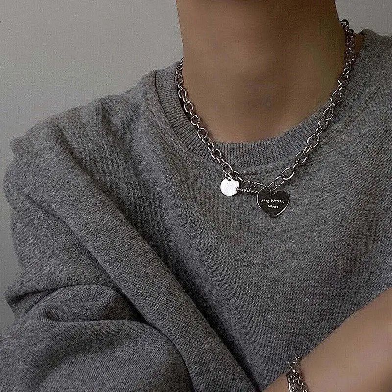 Online influencer kalung keren wanita kalung ins tidak memudar mahasiswa Korea kepribadian gaya hips