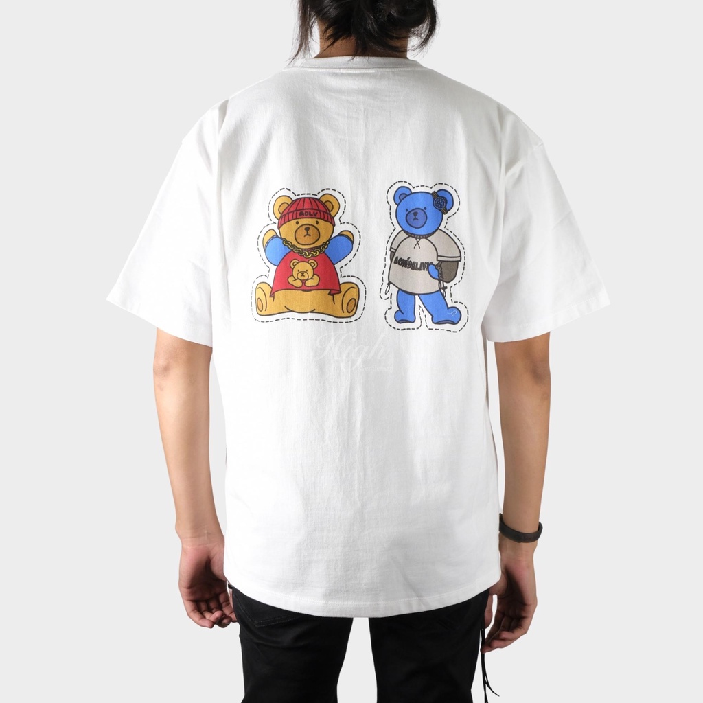 ADLV Teddy Bear Sticker Tee White 100% Authentic