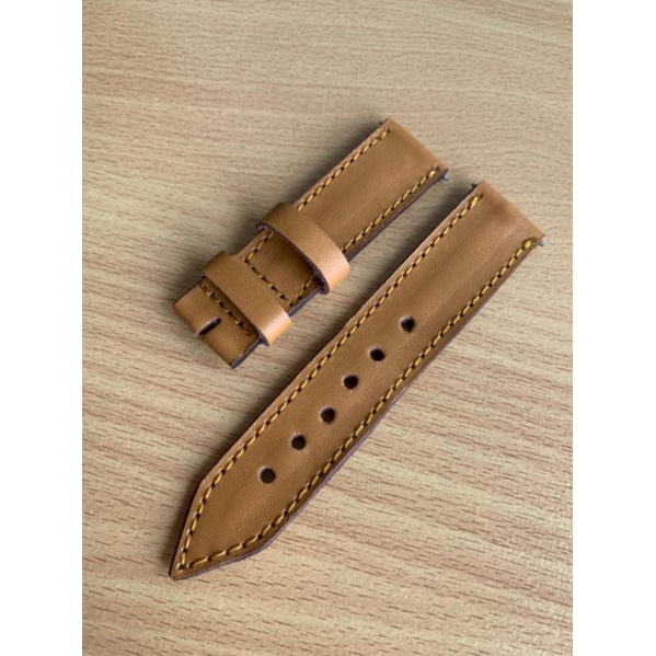 Strap Tali Jam Tangan Kulit sapi Asli handmade 22mm