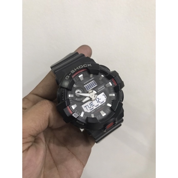 Casio GShock GA-700 Black Red & Blue