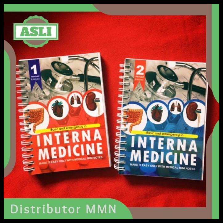 

TERBARUU!! PAKET Medical Mini Notes MMN INTERNA jilid 1 dan 2 Buku Saku Dokter TERBARU