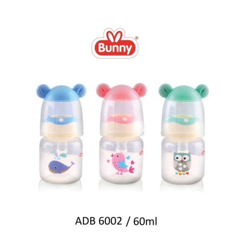 LustyBunny Round Reguler Bottle ADB-6002 Botol Susu Bayi 60 ml