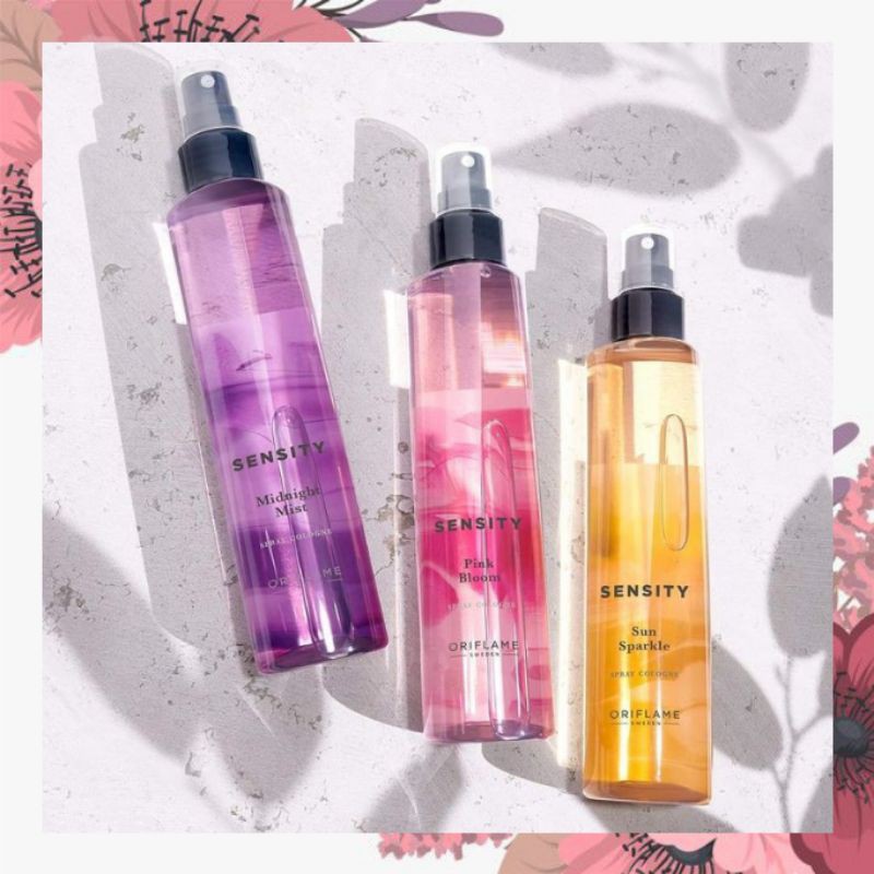 Sensity Spray Cologne/ Pink Bloom/Midnight Mist/ Sun Sparkle