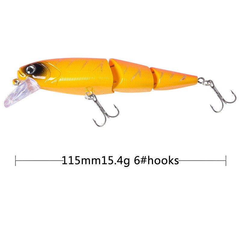 Sy 1pc Umpan Pancing Tiruan Bentuk Ikan Bermata 3d 12cm 15g Minnow Fishing Lure