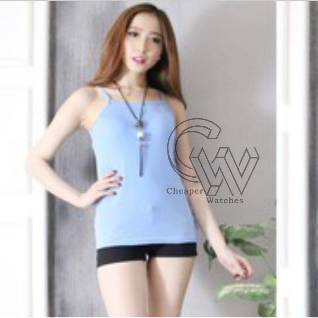 Cheaper-Baju Tanktop Tali Kecil AllSize Dalaman Wanita Baju Kaos Termurah