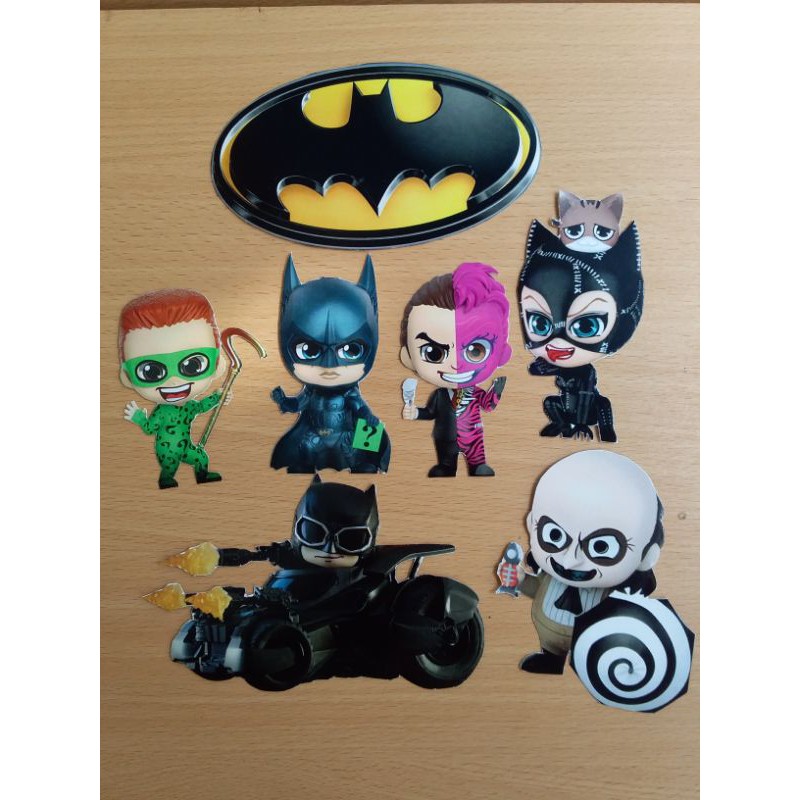 toppercupcake batman/hiasankueultah batman/toppercake batman/topper batman