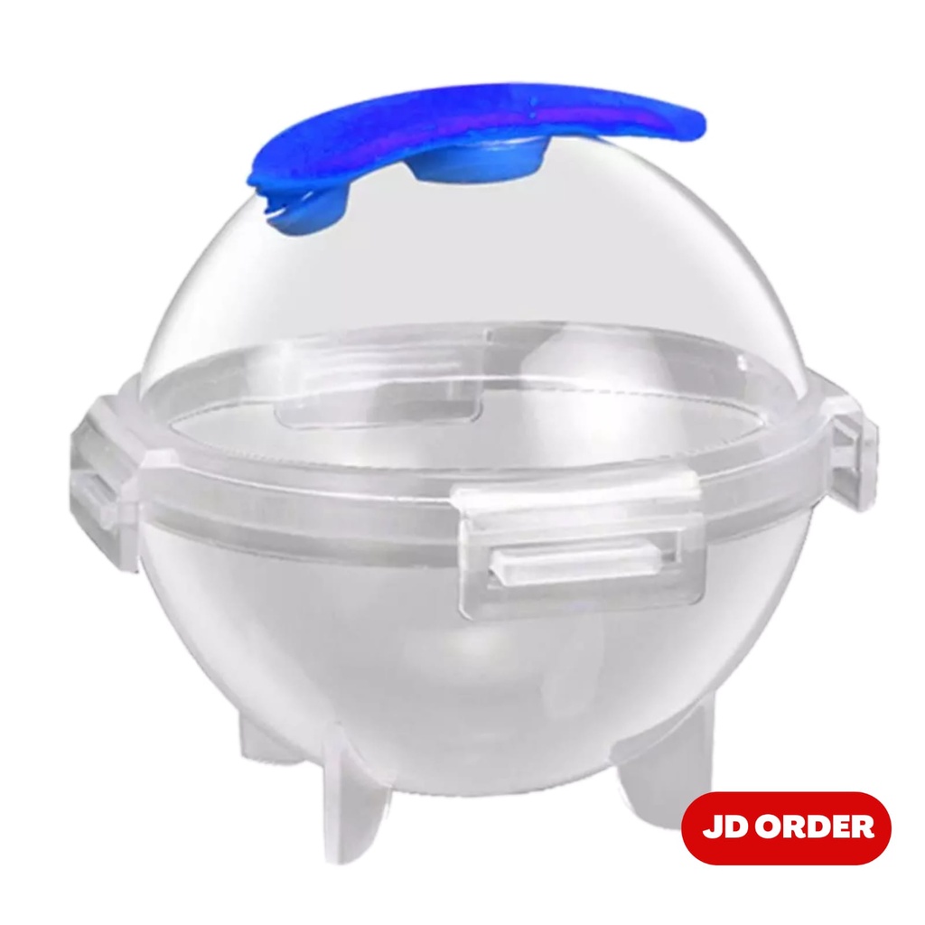 Cetakan Es Batu Bulat Silikon Plastik Ice Maker Ball