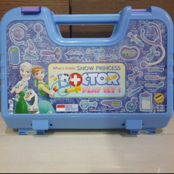 

mainan doctor set koper medical set doctor box mainan dokter dokteran - Biru Berkualitas