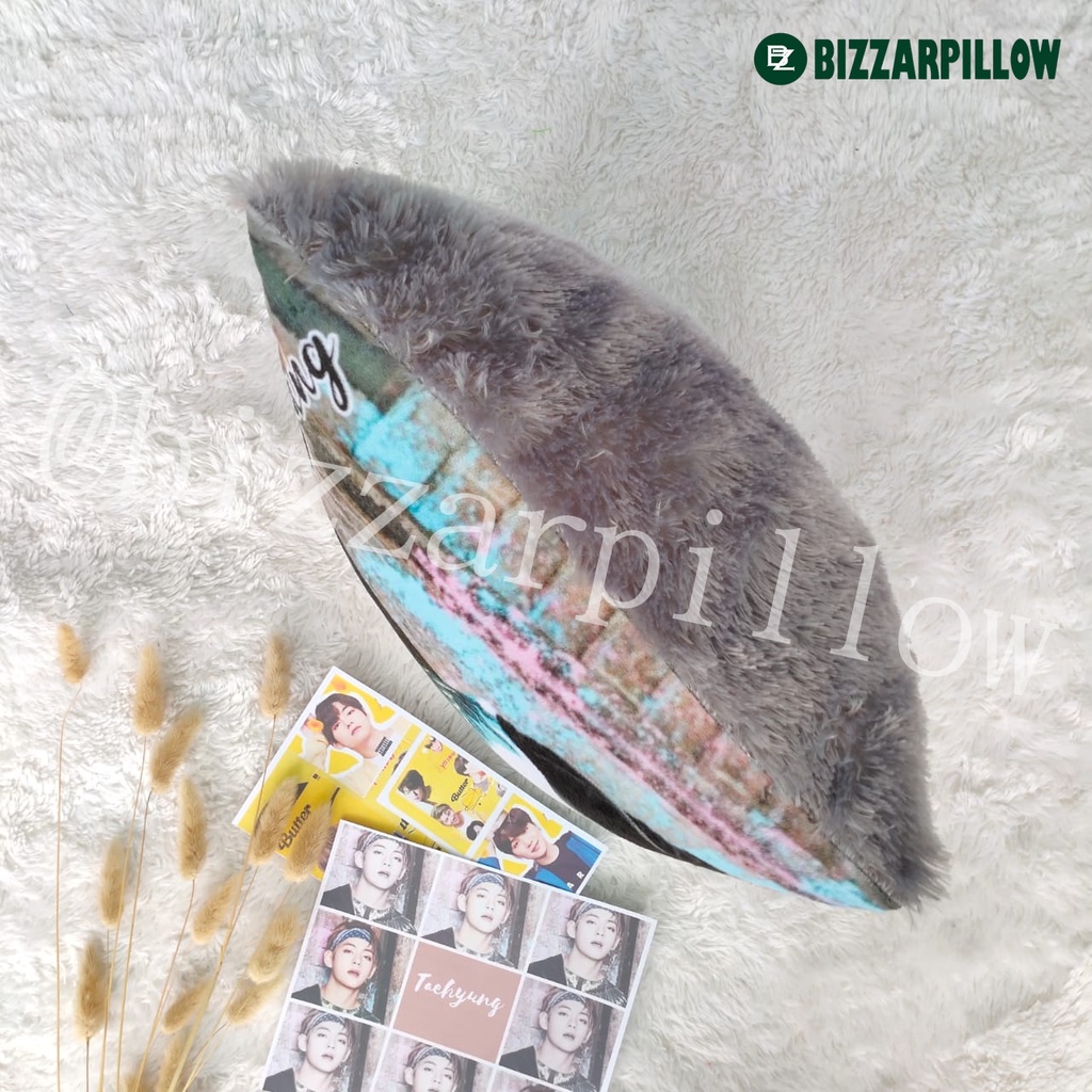 Bizzarpillow Bantal Foto Custom Fullprint Rasfur 40x40cm BZ036