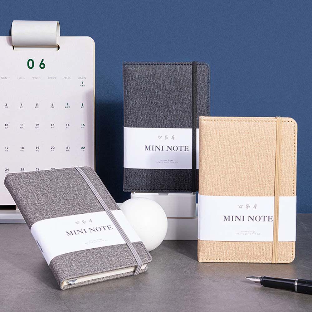 Lanfy Mini Notebook A7 A6 Pria Harian Jurnal Mingguan Planner Kantor Sekolah Perlengkapan Alat Tulis Memo Pads