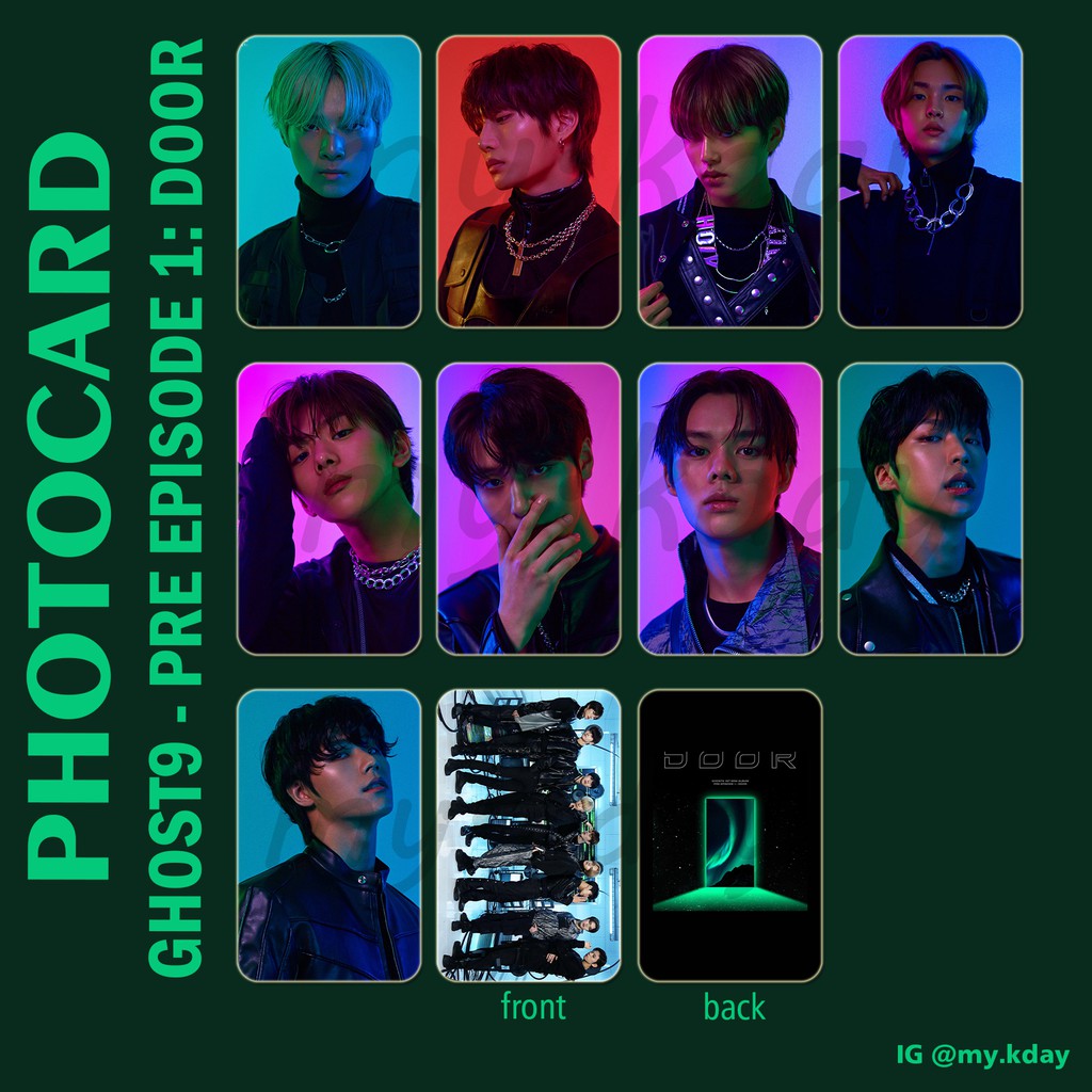 PC-0302, Unofficial Photocard Ghost9 Pre Episode 1: Door 2 sisi