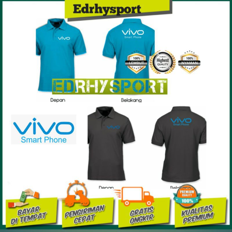 POLOSHIRT VIVO SMART PHONE / BAJU KRAH VIVO / POLO VIVO SMART PHONE