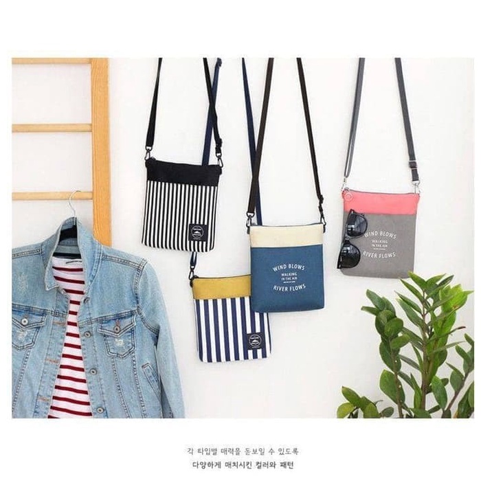 Tas Selempang Korea Tas Tablet Paspor Travel Organizer Bag Doky