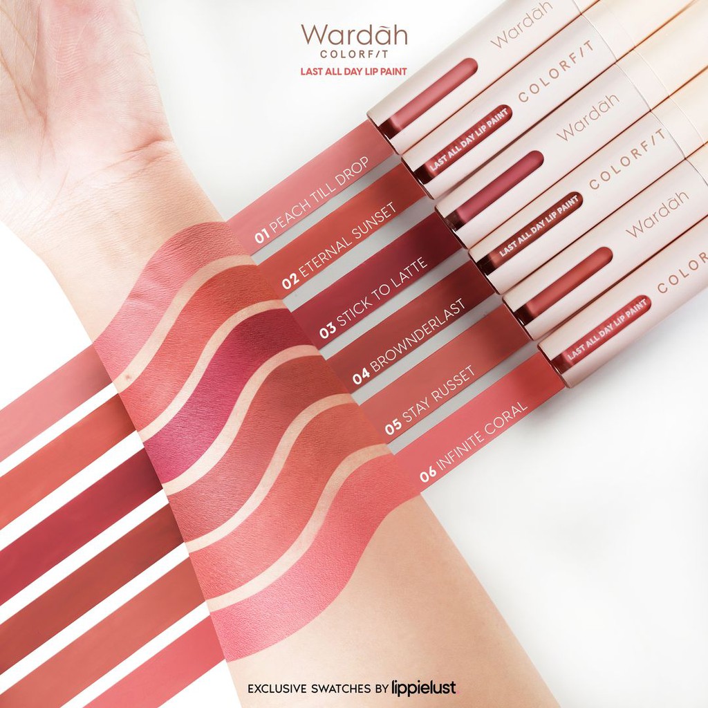 Wardah Colorfit Last All Day Lip Paint | Shopee Indonesia