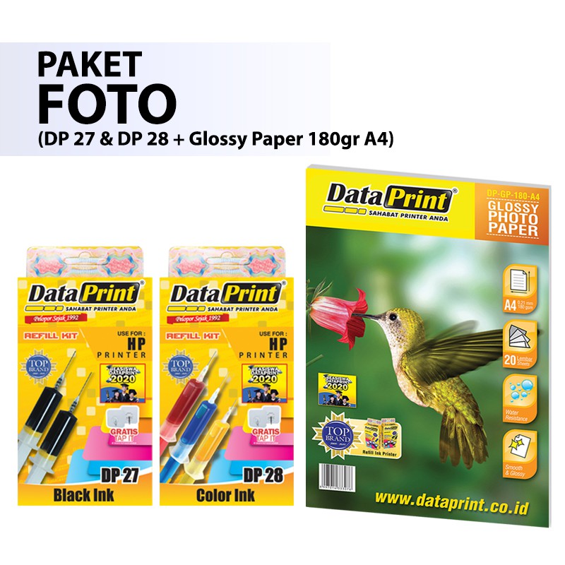 DataPrint Paket Foto Untuk Printer HP | Shopee Indonesia