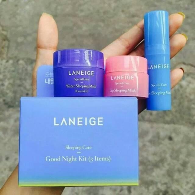 Laneige Sleeping Care Good Night / Goodnight Kit | Shopee