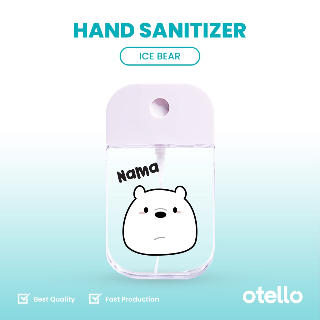 Otello - Custom Pocket Hand Sanitizer We Bare Bears Nama Spray Bottle