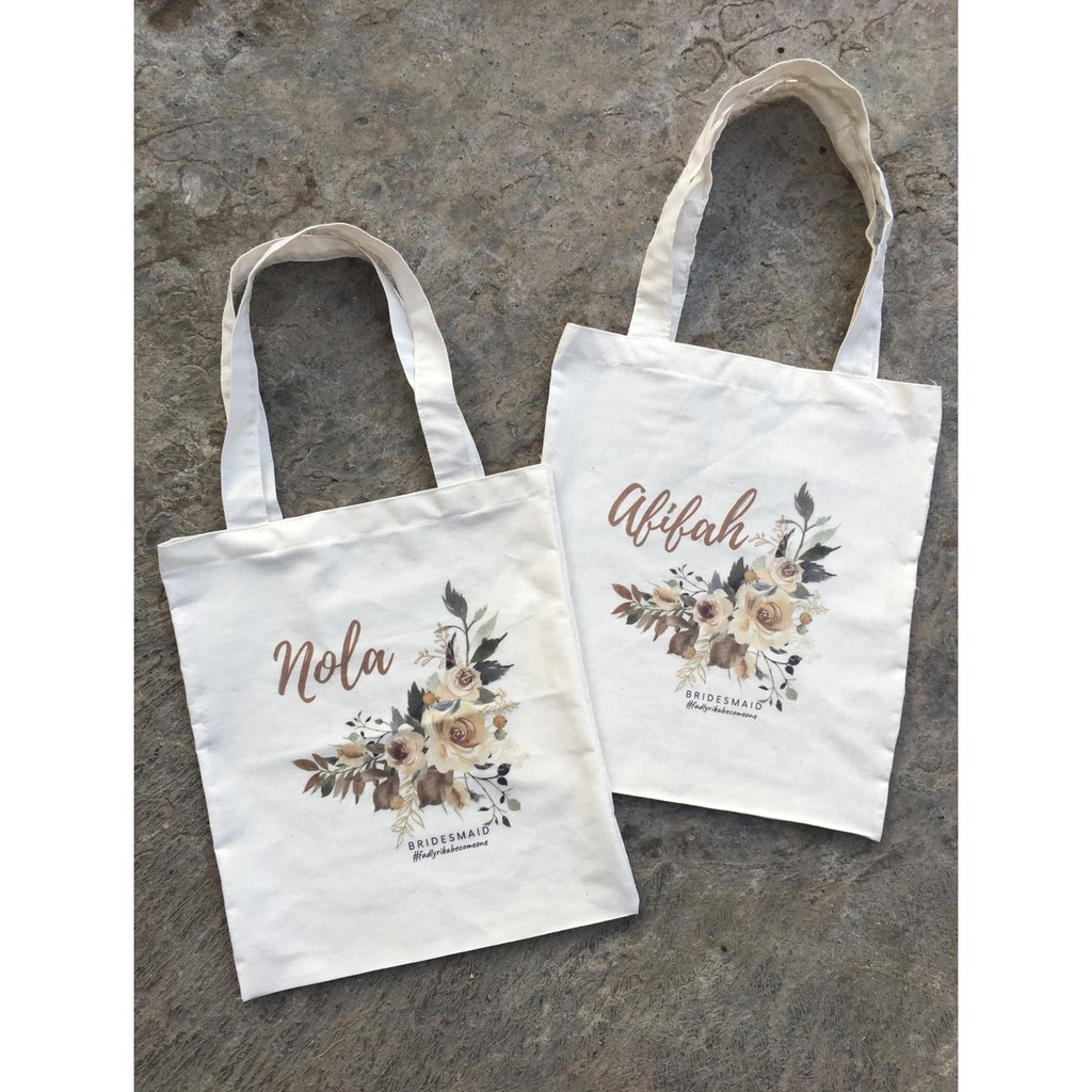 Totebag belacu custom fullcolor print (Minimal order 10 pcs)