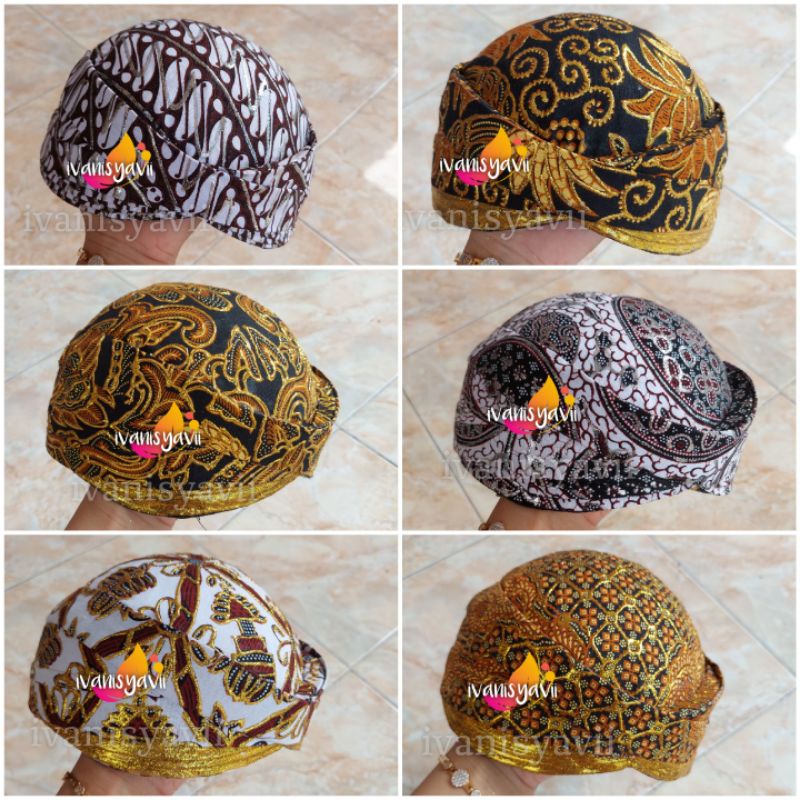 [Setelan Motif Jarik] Aneka BLangkon Pengantin - MOTIF LENGKAP