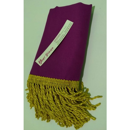 Panjang 3Meter Selendang Tari /Sampur tari (Lebar 36cm)-Ungu
