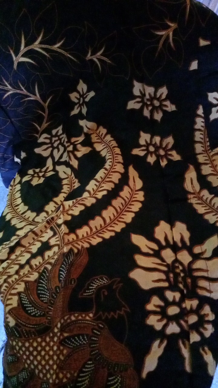 Pabrik Batik Hrb026 Kenongo Kemeja Batik Pria Tosca Pendek Pekalongan Padi M L Xl Sogan Tulis Halus