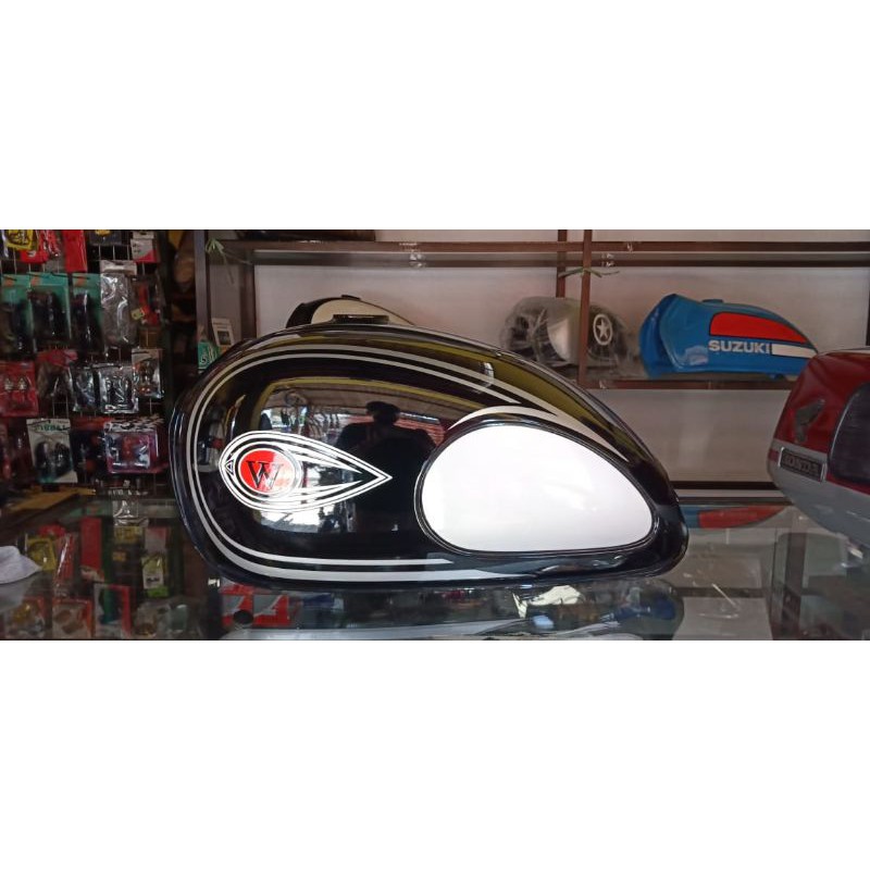 tangki custom w175 bonus tutup tangki