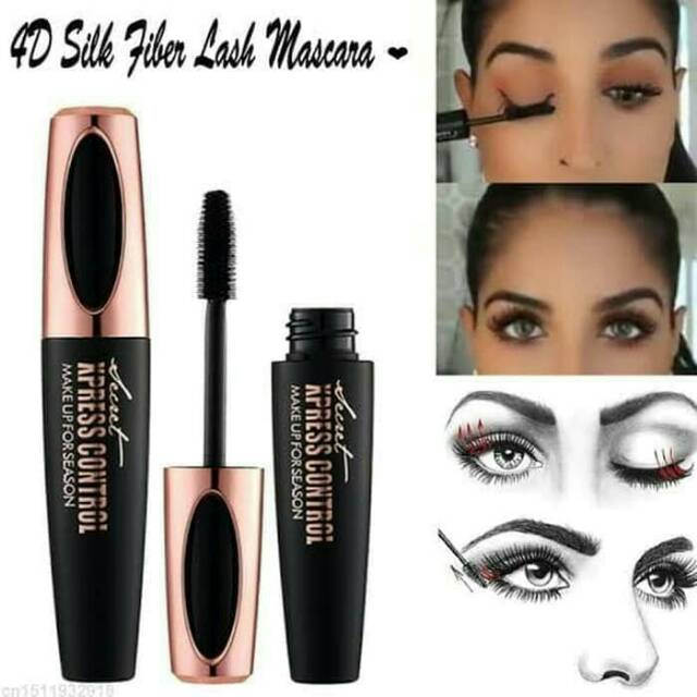 4D mascara silk fiber