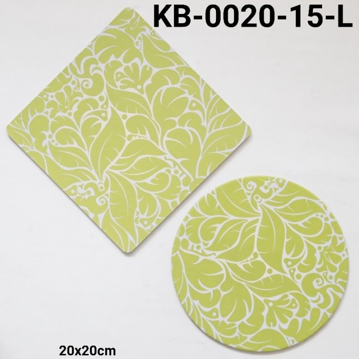 

GR-KB-0020-15 GROUP 2 CAKE BOARD ALAS KUE KOTAK BULAT 20CM BUNGA DAUN HEMAT