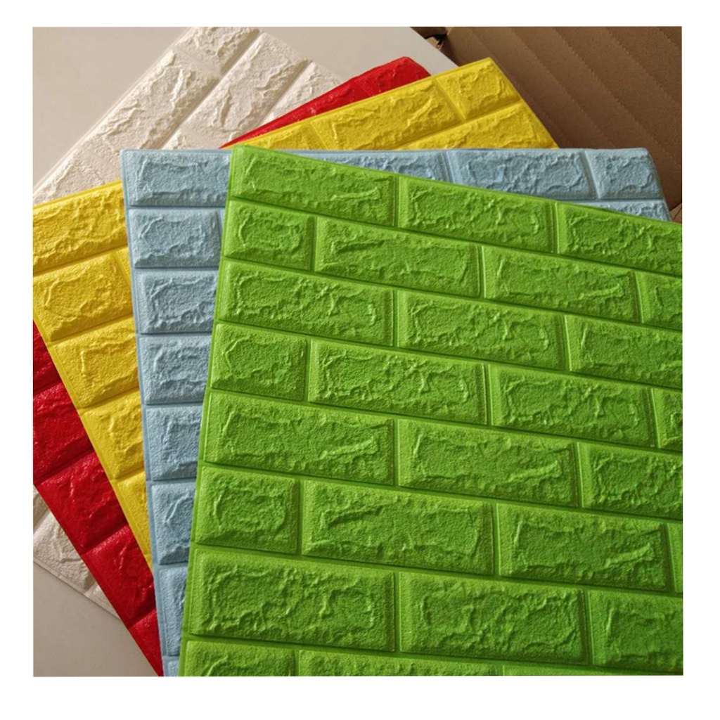 Termurah!!! Wallpaper 3D Foam Sticker Motif Bata Premium High Quality / Wallfoam Stiker Dinding Dekorasi Kamar Rumah-2