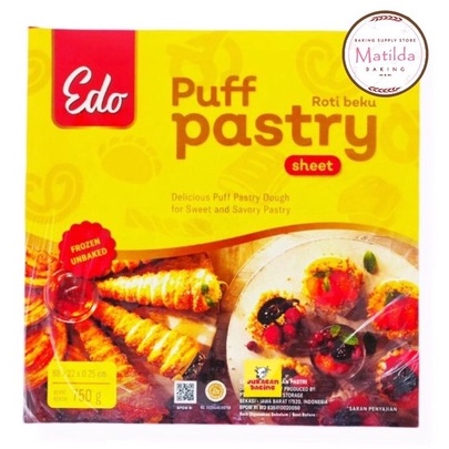 

EDO PUFF PASTRY 750gr / PENGIRIMAN INSTANT ONLY