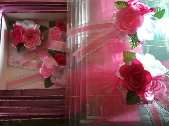 Kotak Hantaran Pink 1 Set Isi 6 Kotak